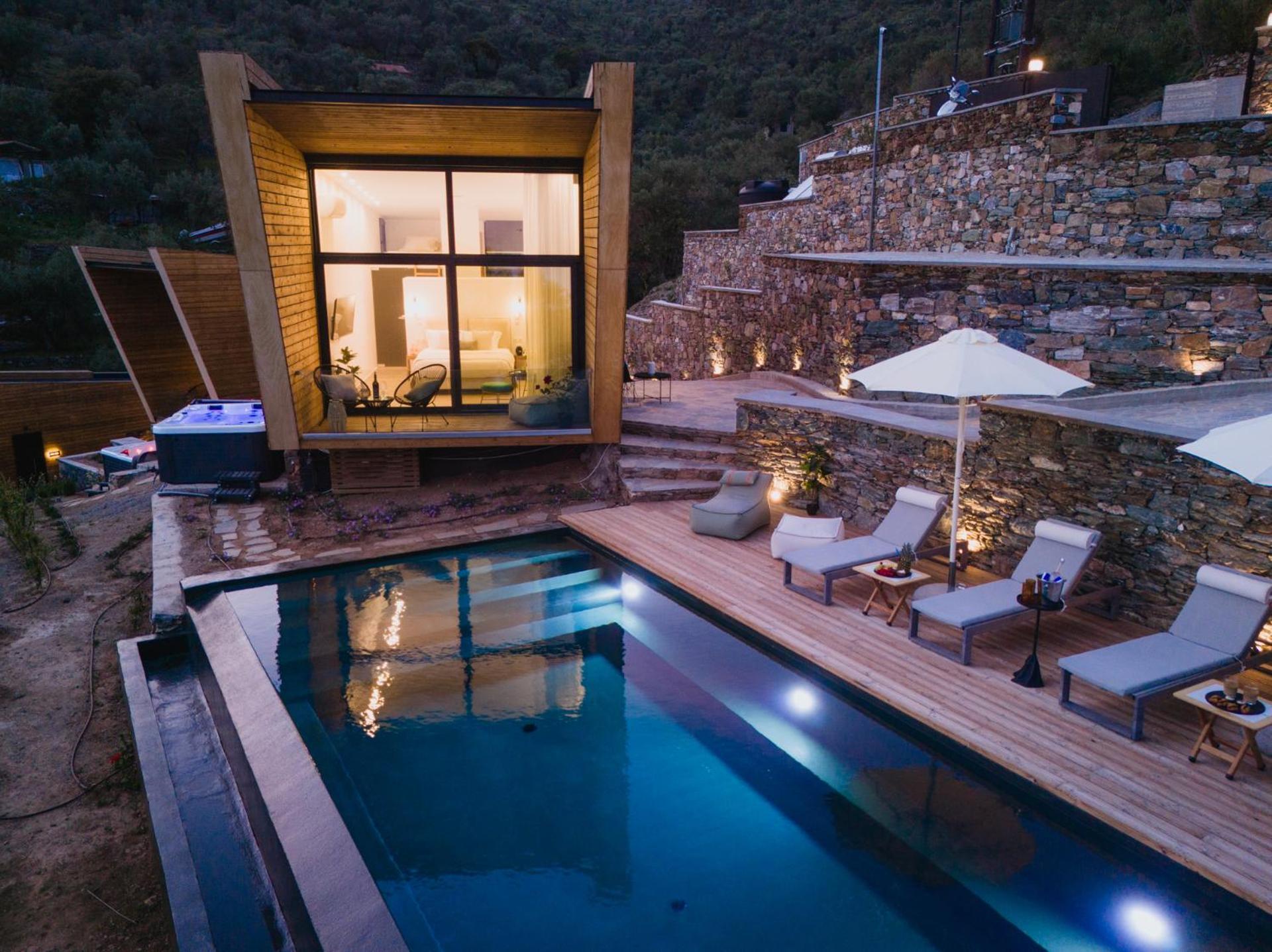 Five Olive Dream Trip Villa Plomari ภายนอก รูปภาพ